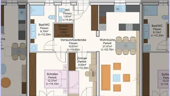 Expose Exquisite Neubau 3-Zimmer Wohnung, beste Lage im Kurort, große Terrasse, Lift, TG,...