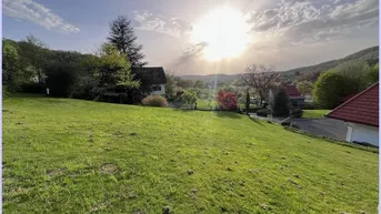 Expose Sichern Sie sich diese Aussichtslage! 1000m2 Baugrund in bester, sonniger, ruhiger Lage!
