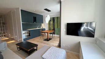 Expose Modernes Design-Studio mit Loggia und Balkon in ruhiger Grünoase - teilweise möbliert