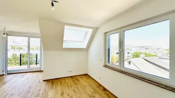 Expose LETZTE WOHNUNG! TRAUMHAFTE 2 ZIMMER DG-WOHNUNG MIT EINER TERRASSE NÄHE U2 ASPERNSTRASSE!