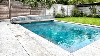 Expose Exklusive Wohnung mit großzügiger Terrasse, privatem Garten und Pool