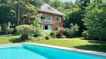Expose FAMILIENTRAUM. WOHNEN IM GRÜNEN IN EXZELLENTER RUHELAGE MIT POOL - KLOSTERNEUBURG/SACHSENVIERTEL.