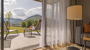 Expose Exklusives Ferienappartement direkt an der Piste mit Terrasse, Garten und traumhaftem Bergblick im Ski Juwel Alpbachtal Wildschönau