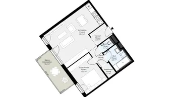 Expose Erstbezug! Moderne 2-Zimmer-Balkonwohnung zu vermieten!