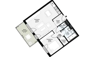 Expose Erstbezug! Hochwertige 2-Zimmer-Wohnung mit Balkon zu vermieten!
