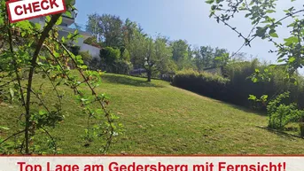 Expose ABSOLUTE TOP LAGE! Grundstück mit Fernsicht in Bestlage am Gedersberg!