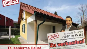Expose Zubau bewilligt! Teilsaniertes Ziegelmassiv-Einfamilienhaus in Graz-Puntigam!