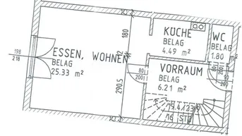 Expose Große und helle 3-Zimmer-Whg auf zwei Etagen - FREI AB MÄRZ