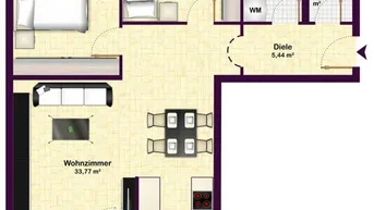 Expose Investoren aufgepasst: großzügige und gepflegte 3-Zimmer-Wohnung mit Wohnrecht