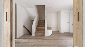Expose Einfamilien-Doppelhaushälfte mit Dachterrasse und Pkw-Stellplätzen