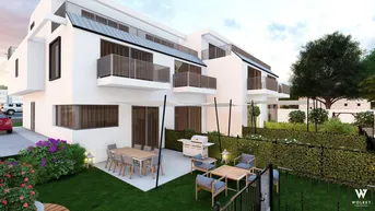 Expose Moderne Doppelhaushälfte in Wien: 5 Zimmer, Balkon &amp; Terrassen - Erstbezug I Belagsfertig I Fertigstellung vorraussichtlich im Juni 2025