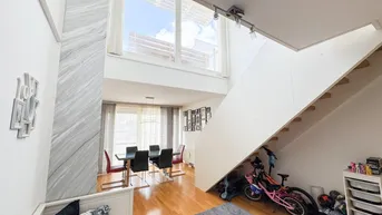 Expose Exklusive Maisonettewohnung in ruhiger Lage – 5 Zimmer, Infrarotdusche, Terrasse &amp; mehr! I 1220 Wien I Nähe Erzherzog-Karl-Straße