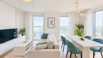 Expose Exklusive 3-Zimmer-Residenz im Marina Tower – 16. Etage mit Donaupanorama