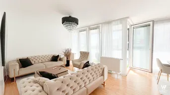 Expose Exklusives Wohnen im Monte Verde Tower mit Loggia, Dachpool &amp; Concierge-Service I I 3-Zimmer-Neubau I Nähe Wienerberg