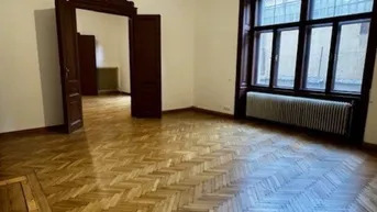 Expose großzügiges, repräsentatives Altbaubüro in attraktivem Gründerzeithaus mit kleiner hofseitiger Terrasse nächst Wiedner Hauptstraße!