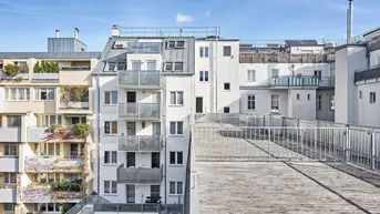 Expose Große Terrasse im Innenhof, schön aufgeteilte 2-Zimmer Neubauwohnung