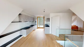 Expose Waldrand Living - Wunderschöne Dachgeschoss-Maisonette mit zwei Garagenplätzen