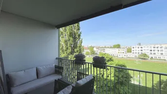 Expose Hochwertig möblierte 3 Zimmer Wohnung mit Loggia - 
Blick ins Grüne und top Infrastruktur!