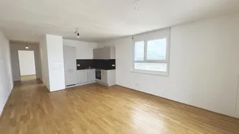 Expose Q11 Leben in Simmering - 
3-Zimmer-Loggiawohnung mit Deckenkühlung - genießen Sie DIESEN Ausblick!