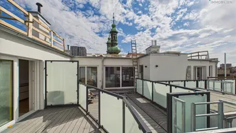Expose Exklusive Erstebezug Dachterrassen-Maisonette – Wohnen über den Dächern der Servitengasse