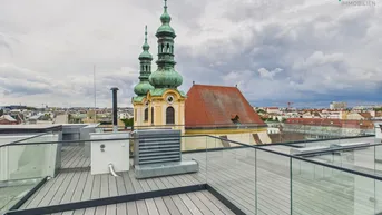 Expose Exklusive Erstebezug Dachterrassen-Maisonette – Wohnen über den Dächern der Servitengasse