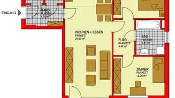 Expose 3-Zimmer-Mietwohnung in Hirschegg-Pack