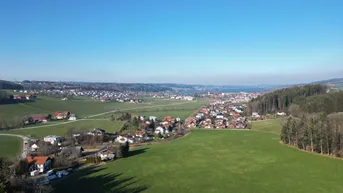 Expose 382 m² BAUPARZELLE NÄHE OBERTRUM - Baubewilligung für eine Doppelhaushälfte!