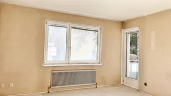 Expose PROVISIONSFREI VOM EIGENTÜMER! SANIERUNGSBEDÜRFTIGE 4-ZIMMER-WOHNUNG MIT LOGGIA IM HOCHPARTERRE!