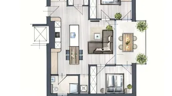 Expose Moderne 3-Zimmer- Wohnung mit Loggia / Bezugsfertig
