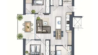 Expose 3-Zimmer Dachgeschosswohnung mit großer Terrasse