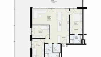 Expose Moderne 4-Zimmer-Dachgeschosswohnung mit großzügiger Terrasse - Bezugsfertig
