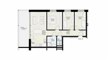 Expose 4-Zimmer-Dachgeschosswohnung mit Terrasse - Bezugsfertig
