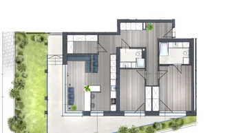 Expose Moderne 3-Zimmer-Gartenwohnung in Kirchdorf bei Kitzbühel