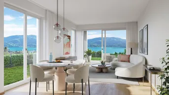 Expose Gartenwohnung mit Poolanlage am Wörthersee - SEEPANORAMA Pörtschach