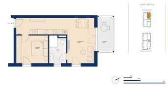 Expose Bezugsfertige 2-Zimmer-DG-Wohnung mit Terrasse