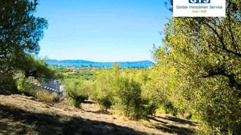 Expose +++ GRIECHENLAND - PELOPONNES - COSTA NAVARINO: Grundstück mit Baugenehmigung und Meerblick +++