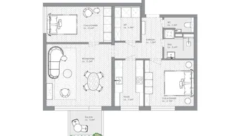 Expose Exklusiver 3 Zimmer Erstbezug in bester Cottage Lage 1190 Wien