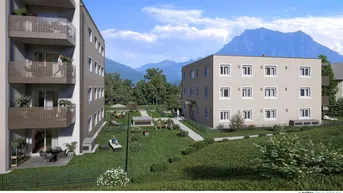 Expose Neubau: geförderte 3-Raum Mietkaufwohnung in Altmünster Top 104