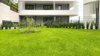 Expose Erstbezug: Gartenwohnung am Pöstlingberg mit ca. 48 m² Wohnfläche, ca. 17 m² Terrasse und ca. 30 m² Garten in absoluter Ruhelage