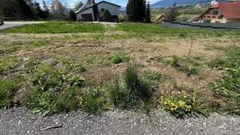 Expose Baugrund im Grünen mit Bergblick