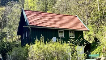 Expose ++ hübsches Ferienhaus in Alleinlage am Bach mit Nebengebäude ++