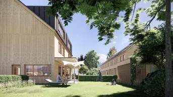 Expose NEU - das kompakte trimana Vollholz Reihenhaus mit Garten, Terrasse, Studio und Garage in Feldkirch Tosters