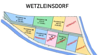 Expose Wir verkaufen provisionsfrei 3 TOP-Baugrundstücke in sehr guter Lage in Wetzleinsdorf.