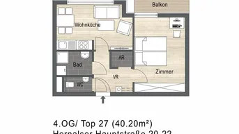 Expose PREIßHIT - 2 Zimmer mit Küche,BALKON - HOFLAGE um NUR VB 210.000,00