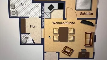 Expose TRAUMWOHNUNG - 2 Zimmer mit Einbauküche in TOPLAGE