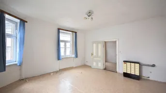 Expose Sanierungsbedürftig: 2-Zimmer Altbauwohnung in ruhiger Lage in Favoriten