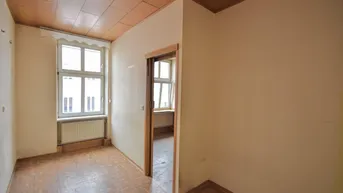 Expose 26 m² Altbauwohnung mit Entwicklungspotenzial – 10. Bezirk