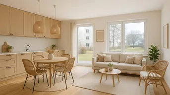 Expose ERSTBEZUG | Sonnige 3-Zimmer-Maisonette-Wohnung mit Garten