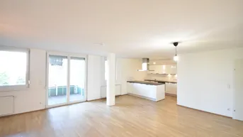 Expose Familienwohnung: Schöne 4-Zimmer-Wohnung mit Balkon direkt an der Donau