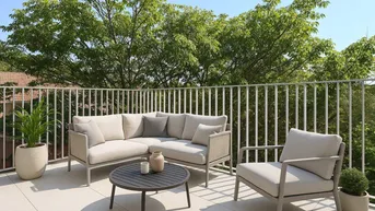 Expose ERSTBEZUG | Traumhafte DG-Wohnung mit Loggia &amp; idyllischer Terrasse in den Innenhof